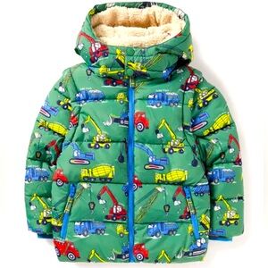 GENTLY USED Mini Boden Boys 2-in-1 Padded Jacket Size 3-4